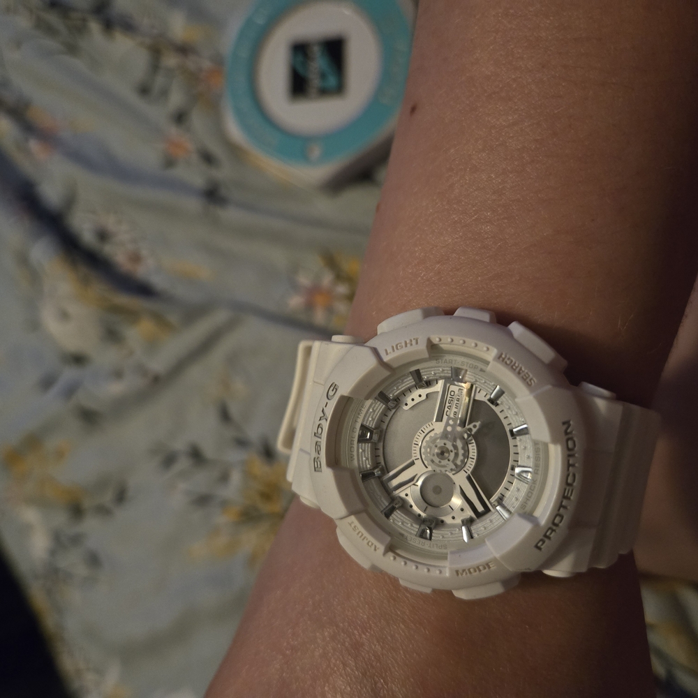 Casio White G-Shock Watch